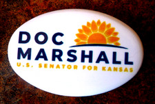 2026 KANSAS Republican ROGER DOC MARSHALL for US SENATE logo Button