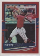 2020 Panini Donruss Nickname Variation Holo Red Francisco Lindor (Paquito) 1u6