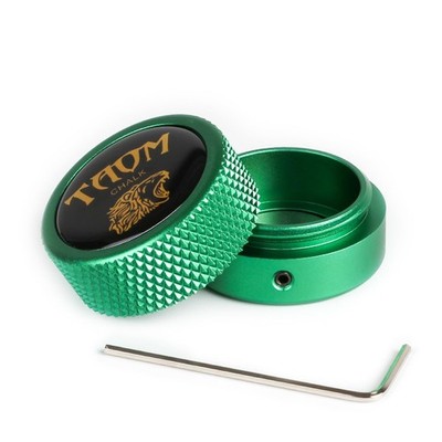 YEUEK TAOM Pool Chalk Holder Round Shaped Practical Tool 1-Green holder 