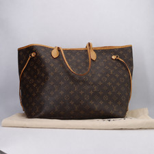 LOUIS VUITTON Monogram Neverfull GM Tote Bag Shoulder Bag M41180 Women