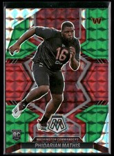 2022 Panini Mosaic #389 Phidarian Mathis Mosaic Green