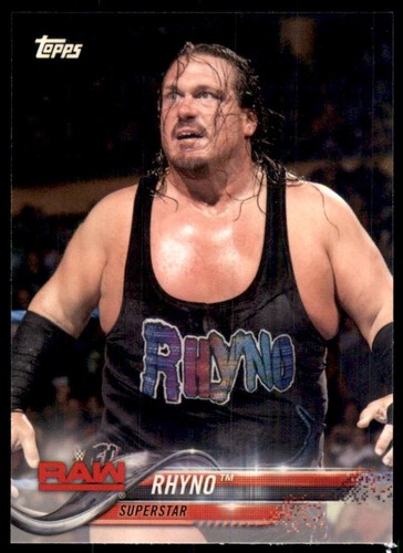 2018 Topps Wwe Wrestling Card Rhyno #77 143465
