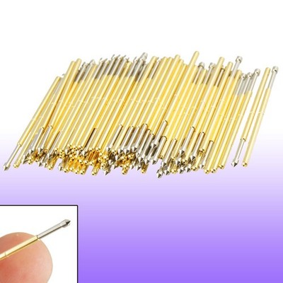 9100E 100 Stück, 1,5 mm, 90 Grad, konvex Tip Dmr, Feder-Test Prüfspitzen Pins