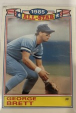 1985 Topps Baseball All Star Commemorative George Brett