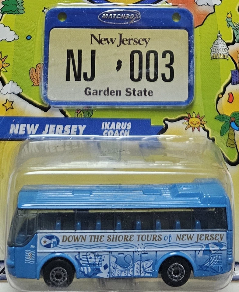 Matchbox 2002 - Across America: New Jersey #03/54 - Ikarus Coach /K28 - Bild 2 von 2