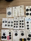 Vintage Lot Of 96 Black White And Gray Buttons Costumers, Lapetite, Etc — photo 4