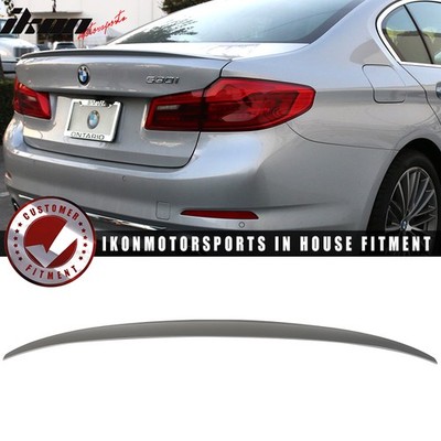 Fits 17-23 BMW G30 5 Series Sedan M5 Performance Style Trunk Spoiler #A83 Silver