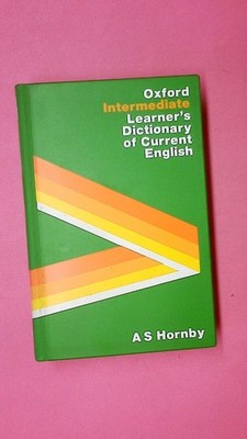 218984 Albert Sydney Hornby OXFORD INTERMEDIATE LEARNER'S DICTIONARY OF CURRENT