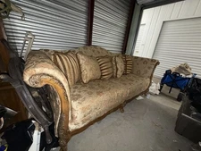 Schnadig Upholstery, a furniture company Sofa With Beautiful  claw-foot style