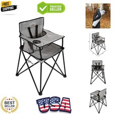 Portable High Chair for Babies and Toddlers, Compact Folding Travel High Chai...