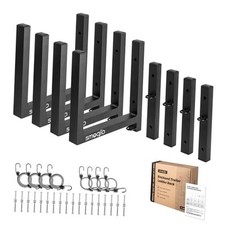 Ladder Rack For Trailer Enclosedpcs Side Mount00lb Load Black Aluminum Cargo 4