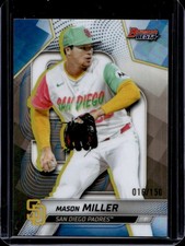 2025 Bowman's Best Mason Miller Blue Refractor #/150 Padres