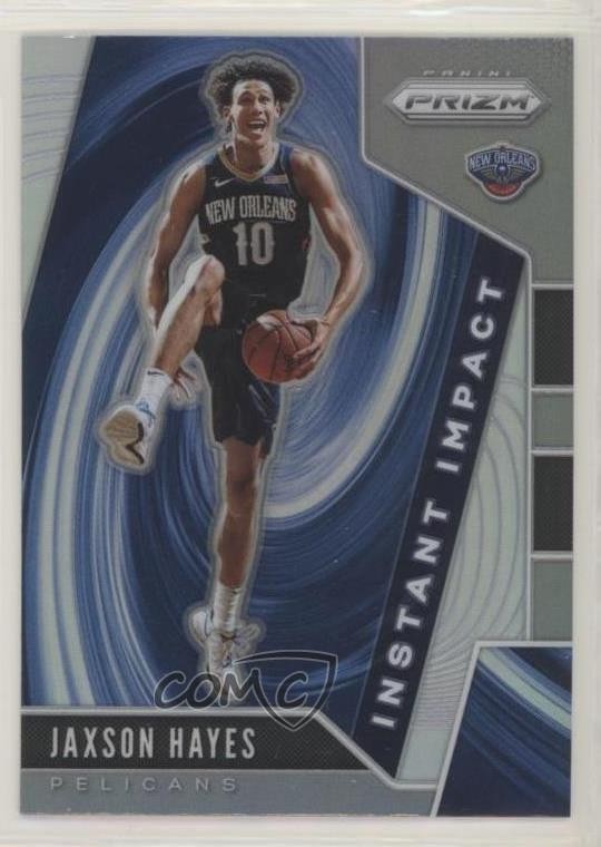 2019-20 Panini Prizm Instant Impact Silver Prizm Jaxson Hayes #16 Rookie RC f9y