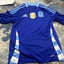 adidas Argentina National Team Blue Soccer Jersey Shirt - FIFA AFA