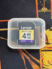 Lexar 4GB SDHC Card - Retail - LSD4GBASBNA - Pre-Owned
