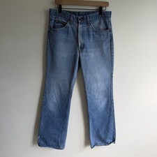 Vintage Levi s 517 33x32 32x30 Actual Orange Tab Made USA Bootcut Jeans