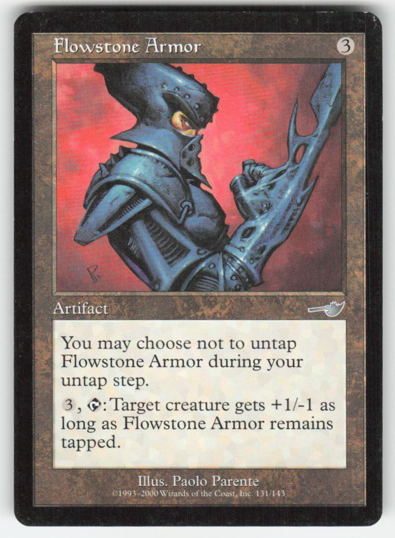 2000 Flowstone Armor Nemesis 131 MTG