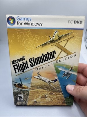 Microsoft Flight Simulator X: Deluxe Edition (PC, 2006) Missing Disc 2 Incl Key