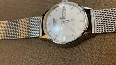 良品 TISSOT VISODATE ティソ T019430B 自動巻き 稼動品 TISSOT VISODATE HERITAGE T019430B 40MM DAY DATE AUTOMATIC STEEL