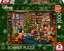 SCHMIDT 1000 PIECE PUZZLE DISNEY: MICKEY & MINNIE TRIMMING THE TREE 2025 *12-15*