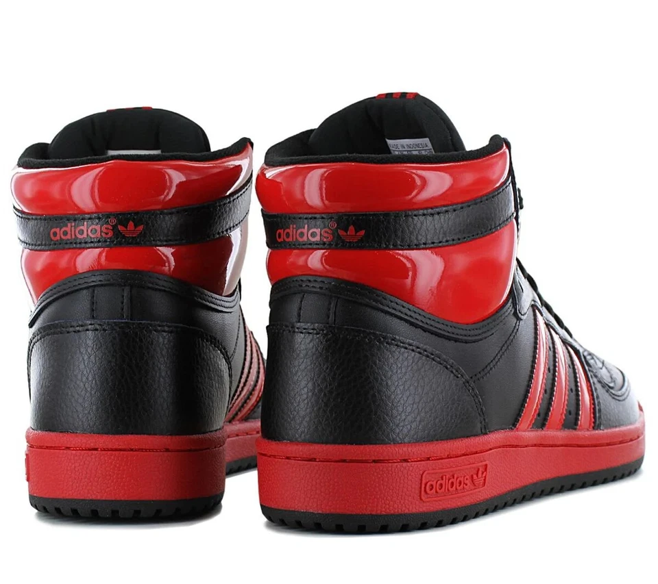 Chaussures pour hommes IF7814 adidas Top Ten Black Better Scarlet noir rouge - Photo 2/4