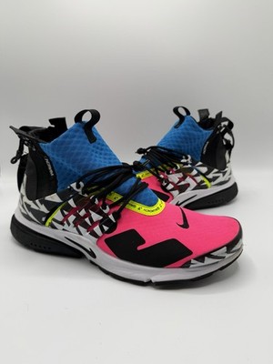 US MENS 12 - Nike Acronym x Air Presto Mid Racer Pink