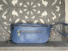 Marsupio Piquadro Blu Pelle Grande Cinghia Regolabile Ottime Condizioni