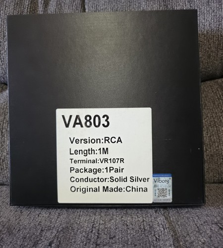 Pex Cable Viborg VA803 Pure Silver RCA Cables 1m PAIR. Original! USED. | eBay