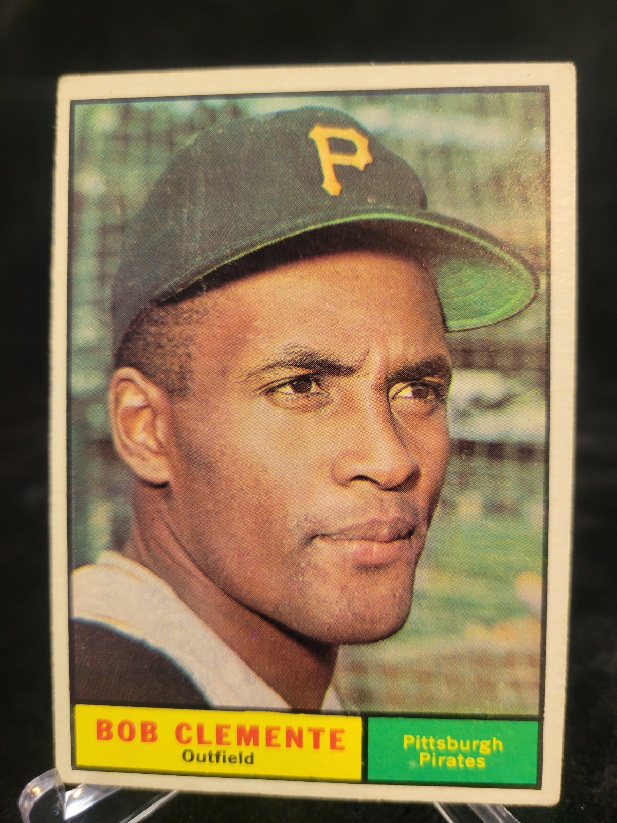 1961 Topps #388 Bob Clemente VG-EX  Great Eye Appeal