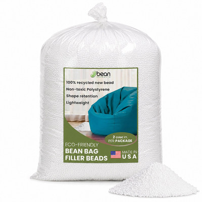 Bean Bag Refill Beads - Polystyrene Foam Filling for Chair, Cushion & Pillows