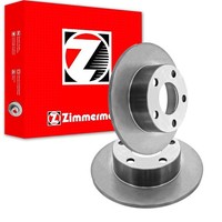 2X Zimmermann Coat Z Bremsscheiben 245Mm Voll Hinten Passend FÜR Audi A6