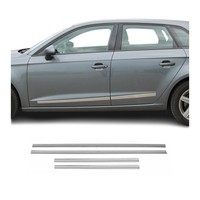 TüRschutz SeitentüRleiste TüRleiste FüR Dacia Sandero 2008-2012 Edelstahl 4X