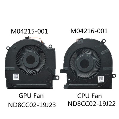 For HP OMEN 15-EK 15-EN Cooling Fan TPN-Q238 TPN-Q236 M04216-001 19J22 DC12V