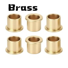 Buje de latón fundido brida cojinete liso autolubricante ID 5 mm - 18 mm
