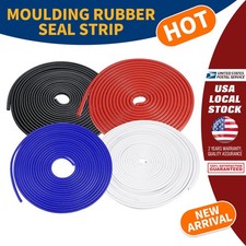 U-Shape Car Door Edge Trim Lock Guard Moulding Rubber Seal Strip Protector Decor