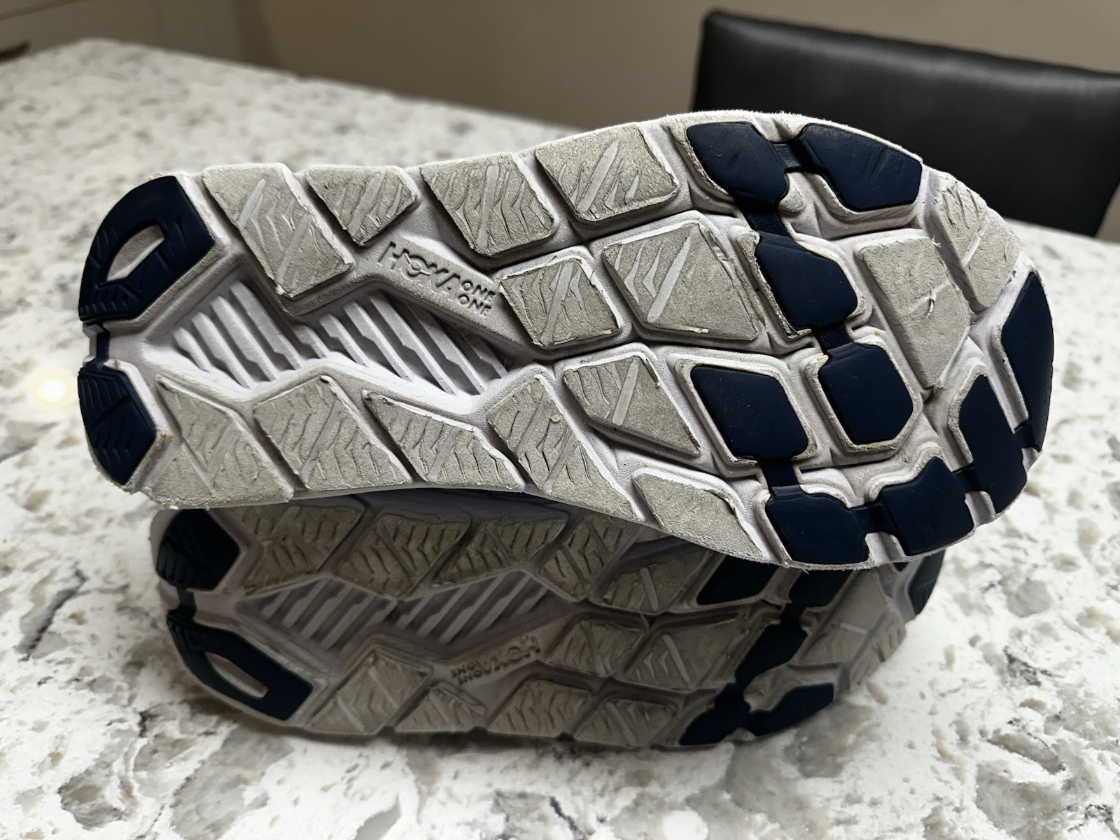 Hoka One One Rincon Men's Blue White Running Athletic Sneakers Lace Up thumbnail 5