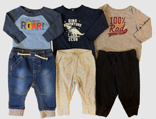 Baby Boy 3/6 Months Clothes Lot L/S Shirts Bodysuits Pants Outfits Rad Like Dad