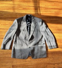 Burberry Men's Vintage Wool Blazer 44R