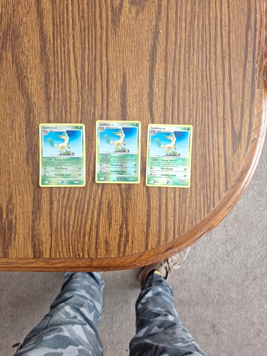 Leafeon 45/111 Rising Rivals Reverse Holo Card Near Mint Condition