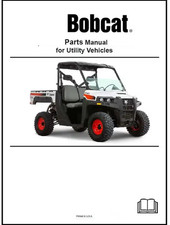 Bobcat UV34 Utility Vehicle Parts Catalog Manual B4LV19001- B4LV20001
