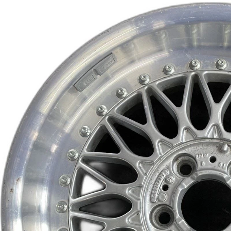BMW Silver And Polished Lip 525i 530i 540i OEM Wheel 17” 2001-2003 Rim 59255 - Image 2 of 4