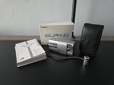 Silver Canon ELPH Z3 Compact Digital APS Point Shoot Camera 
