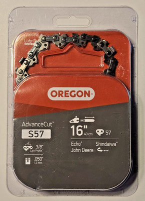 Oregon S57 AdvanceCut Chainsaw Chain, Low-Profile, 16 In. (40cm) {73}