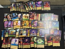 Lorcana Bulk Lot of 100 Cards including Foils Disney TCG Free Shipping