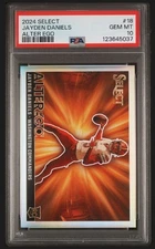 2024 PANINI SELECT ALTER EGO #18 JAYDEN DANIELS ROOKIE RC PSA 10