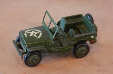 ORIGINAL DINKY TOYS ARMY UNIVERSAL JEEP #153, MADE IN ENGLAND BY MECCANO