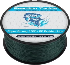 Reaction Tackle Braided Fishing Line - Pro Grade Power Performance for Saltwater