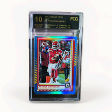 Panini 2025 Donruss Optic Patrick Mahomes II Chiefs Aqua #40 FCG 10 Gem Mint