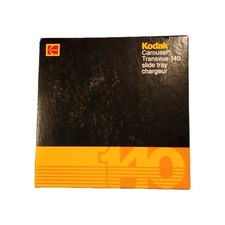 Kodak Carousel 140 Slide Tray In Original Factory Box Manual And Stickers