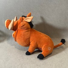 Disney Lion King Pumbaa Plush Hasbro Feed Me Warthog Toy Orange 14 Inch